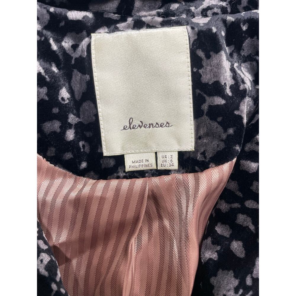 Anthropologie Elevenses alumni Crushed Velvet Blazer - Picture 6 of 7